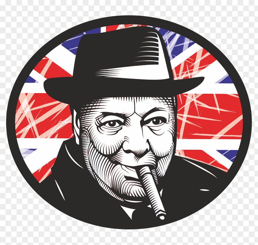 United Kingdom Winston Churchill Vector Graphics Clip Art Illustration PNG