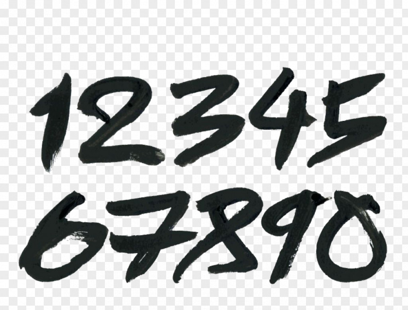 Writing A Pen Calligraphy Brush Numerical Digit PNG