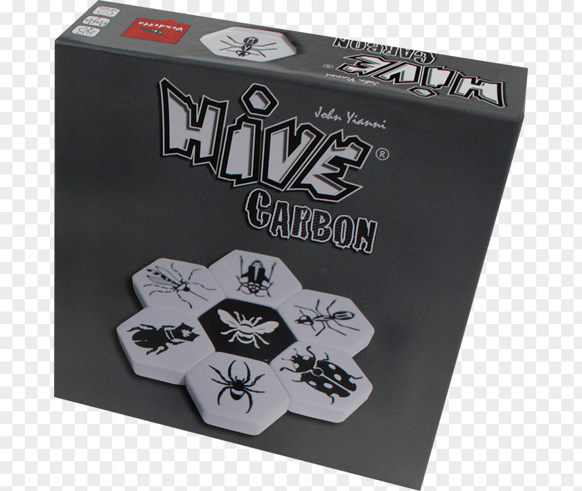 Absrtact Gen42 Games Hive Pocket Board Game Carbon PNG