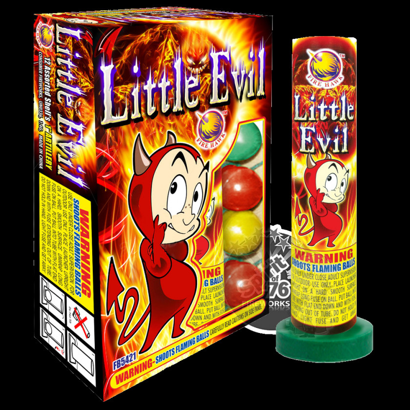 Bad Spirits Shell Artillery Black Powder Bomb Firecracker PNG