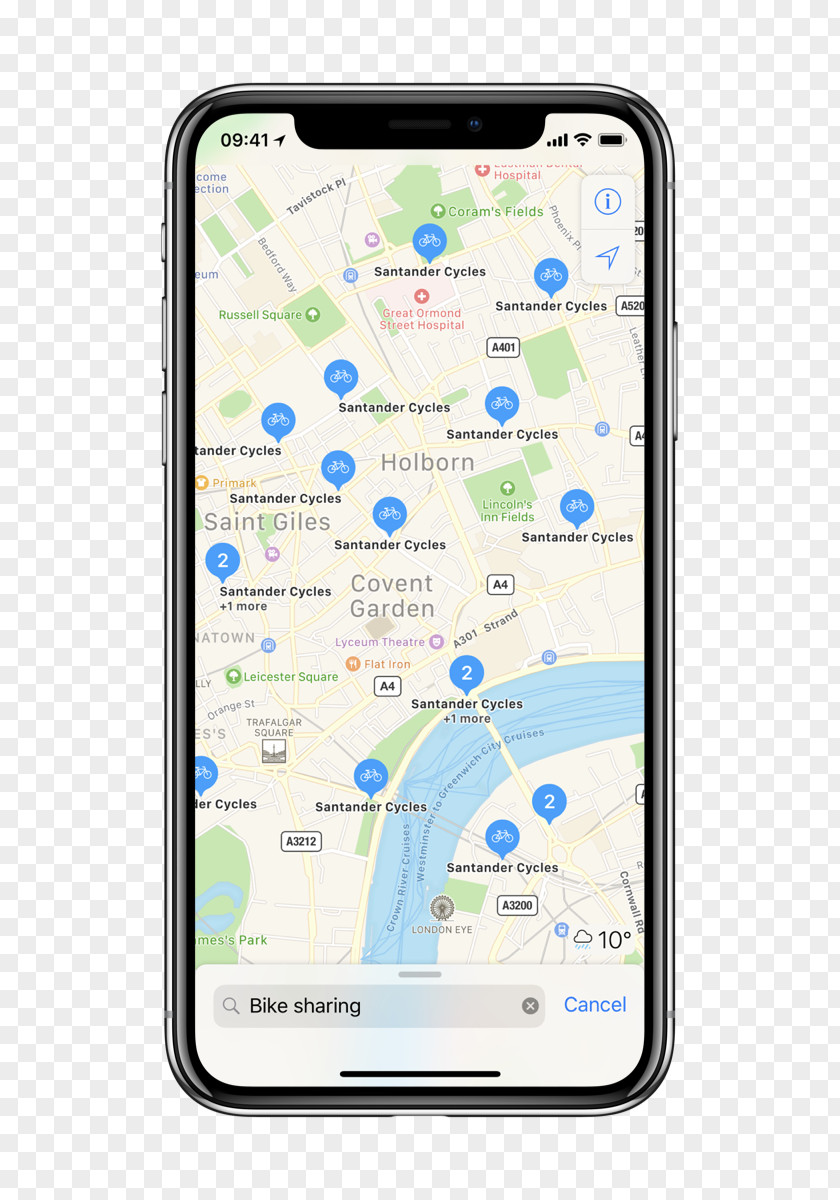 Bike Show Apple Maps HomePod IPhone IOS 12 PNG
