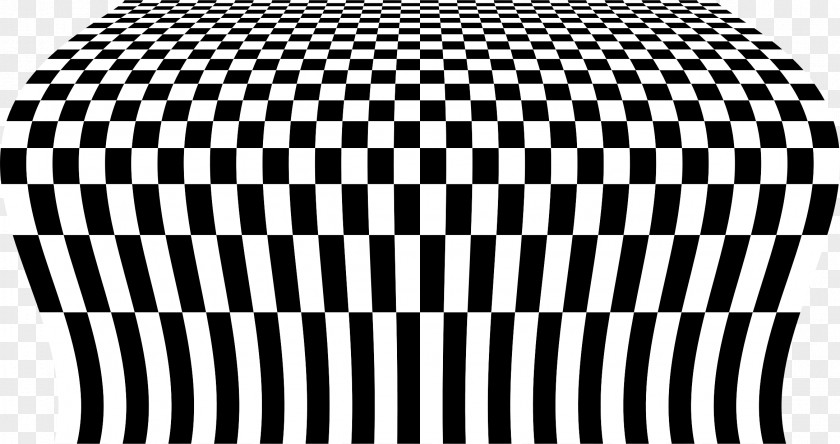 Checkerboard Op Art Abstract PNG