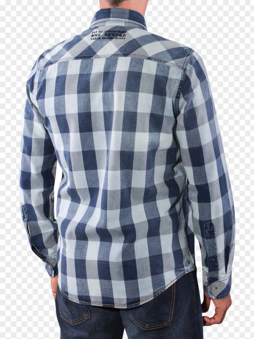 Dress Shirt Tartan Denim Button Collar PNG