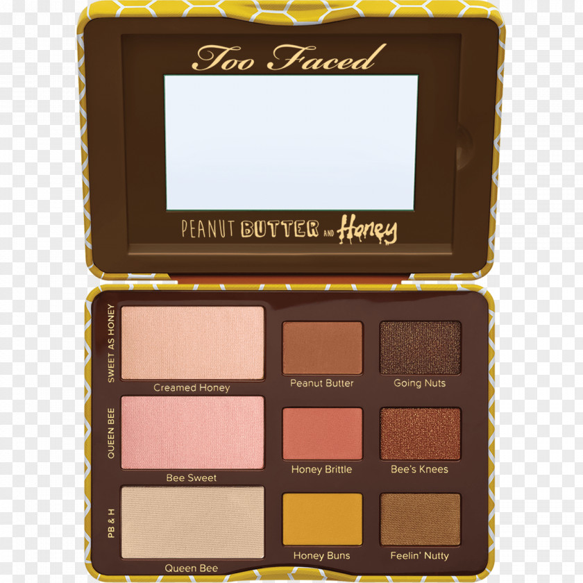 Eye Shadow Peanut Butter And Jelly Sandwich Too Faced & Palette Chocolate Bar Honey Collection Chip Cookie PNG