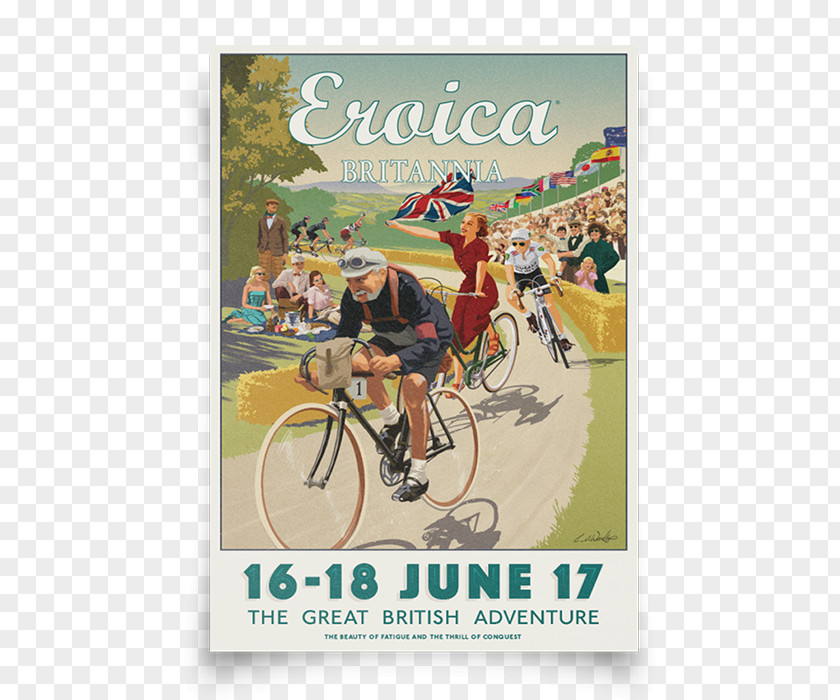 Cosmetics Promotion Posters Eroica Britannia 2018 Poster Bicycle 0 PNG