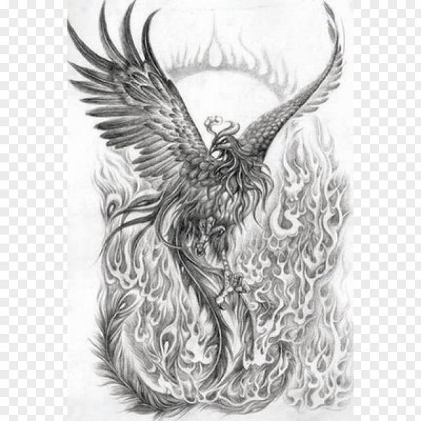 Jamaica Me Crazy Phoenix Sleeve Tattoo Irezumi Mythology PNG