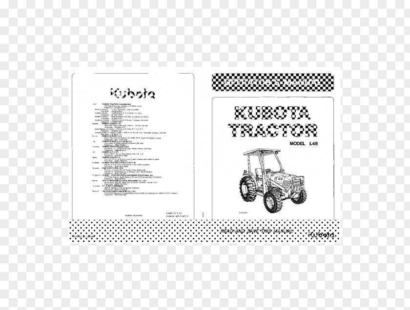 Kubota 30 Paper Font Brand PNG