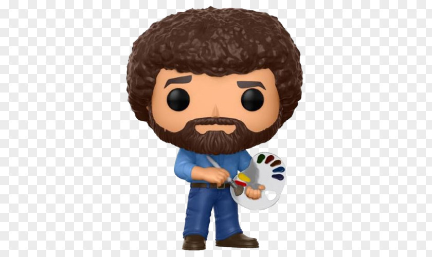 Painting More Of The Joy Funko Experience With Bob Ross Collectable Television Show PNG