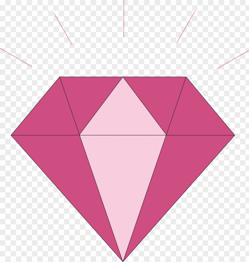 Red Cartoon Diamonds Diamond PNG