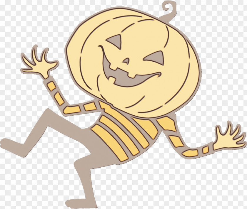 Animation Happy Cartoon Yellow Arm Finger Gesture PNG