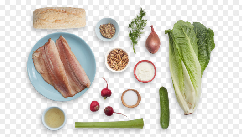 Apple Wood Spoon Vegetarian Cuisine Greens Food Salad Smoked Fish PNG