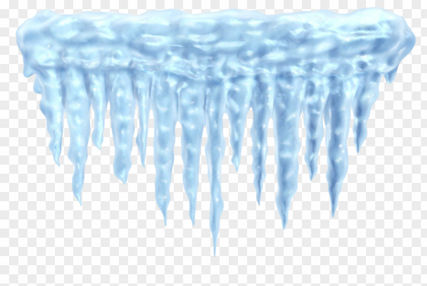 Blue Hand Painted Icicles Ice Icicle Freezing Stock Photography Winter PNG
