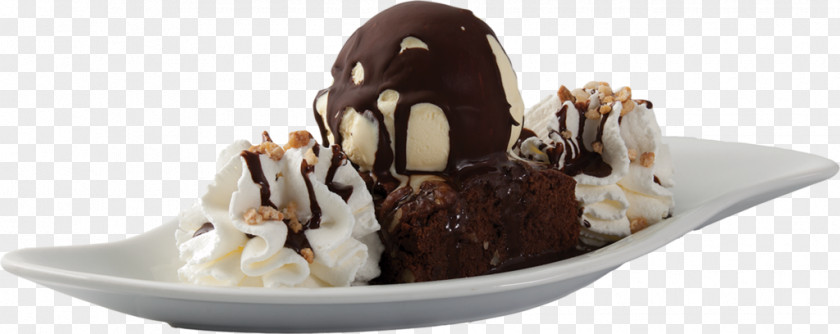Brownie Sundae Chocolate Ice Cream PNG