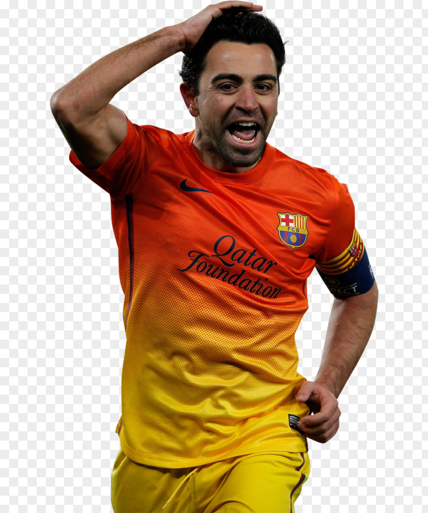 Fc Barcelona Xavi FC Jersey Supercopa De España Spain National Football Team PNG