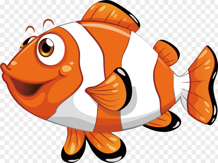 Striped Clown Fish Royalty-free Clip Art PNG