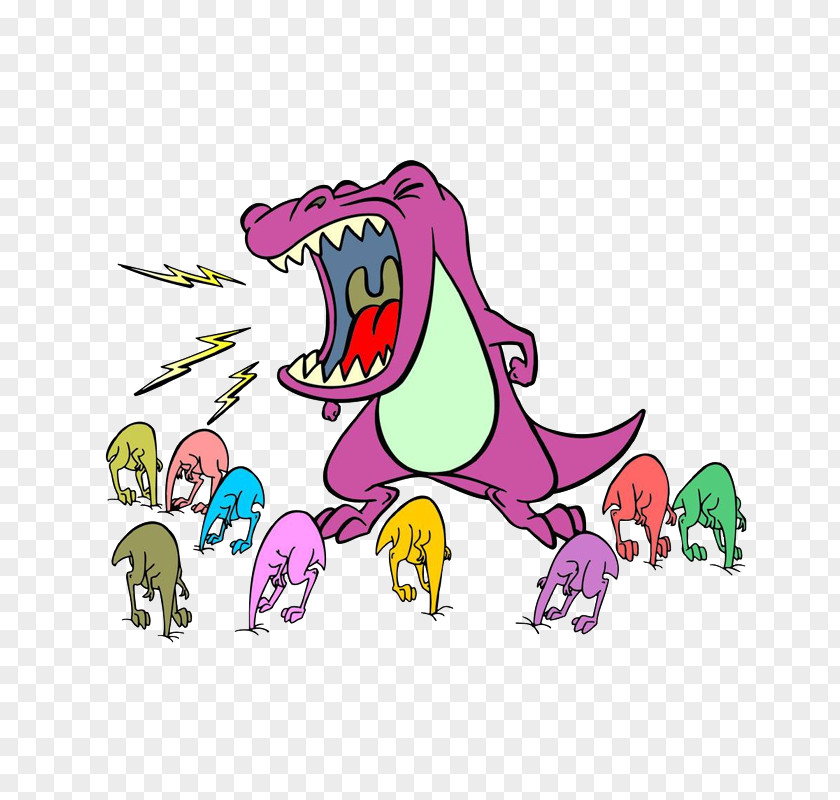 Throwing A Tantrum Vector Graphics Design Animal Illustration Dinosaur PNG