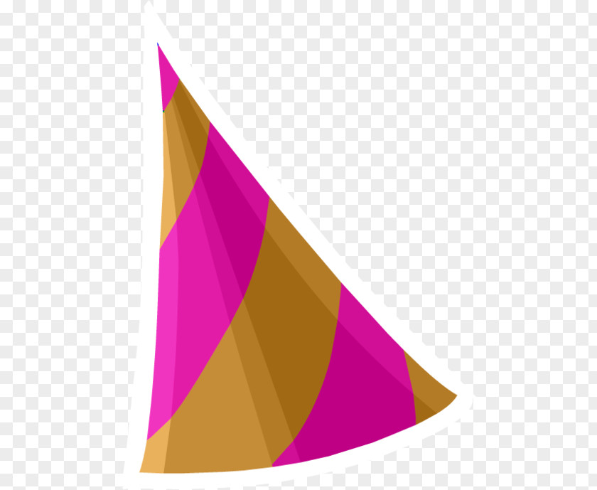 Birthday Hat Party Purple Violet Magenta Triangle PNG