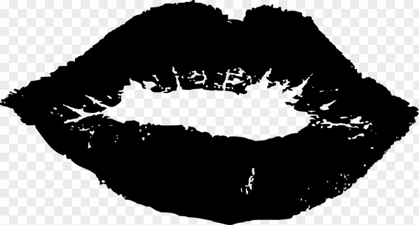 Black Mustache Lip Clip Art PNG