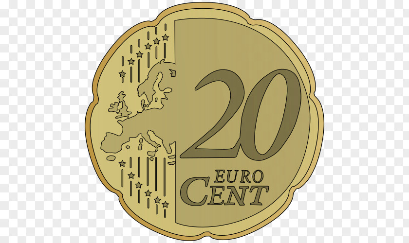 Coin 1 Cent Euro 20 Coins Clip Art PNG