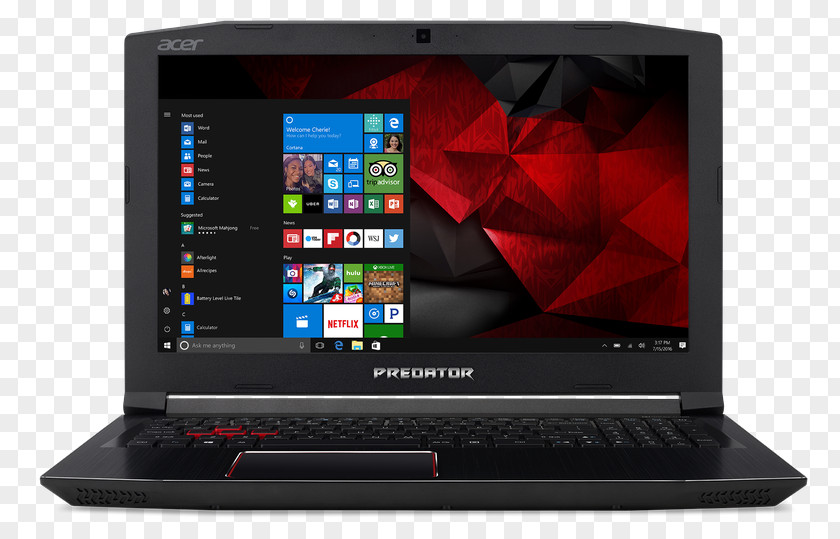 Gaming Pc Laptop Intel Core I7 Acer Predator Helios 300 G3-572 PNG