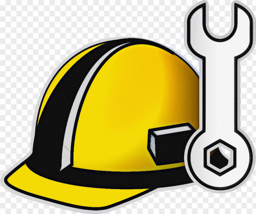 Hat Helmet Yellow Personal Protective Equipment Headgear PNG