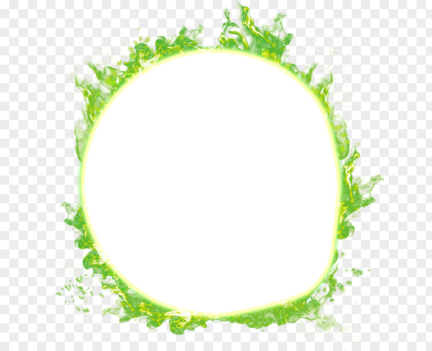 Leaf Green Picture Frames Font PNG