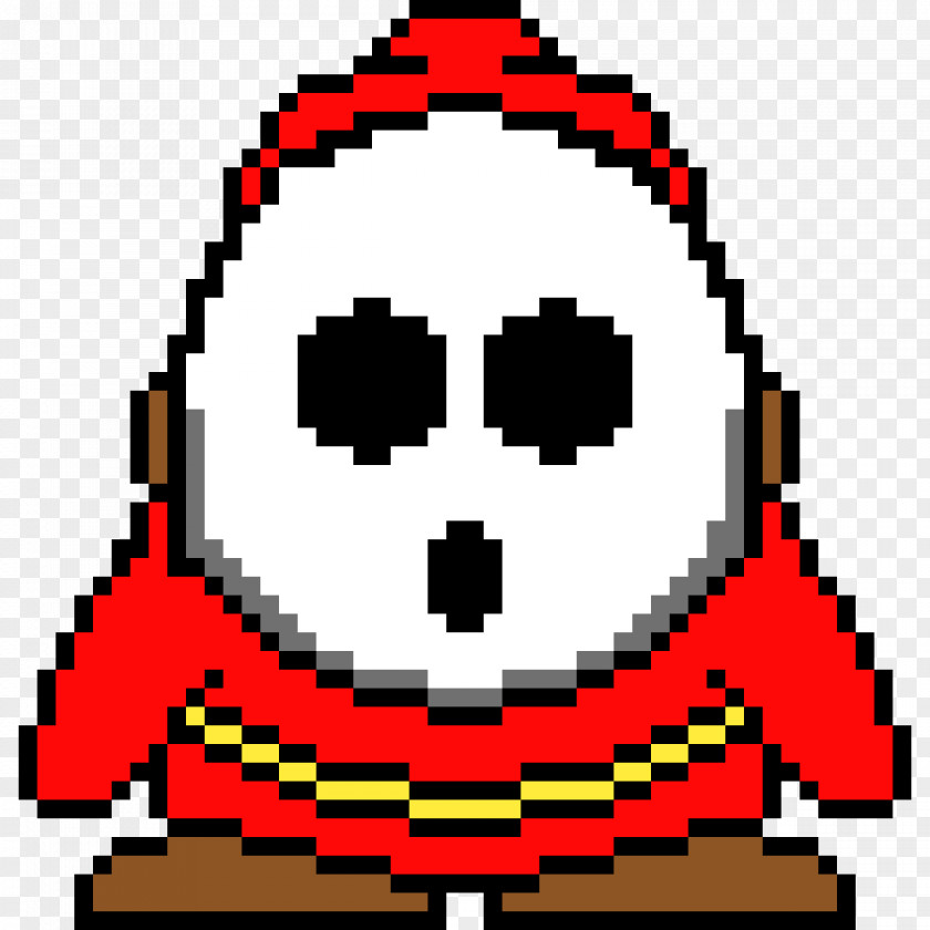 Pixel Art Shy Guy Drawing PNG