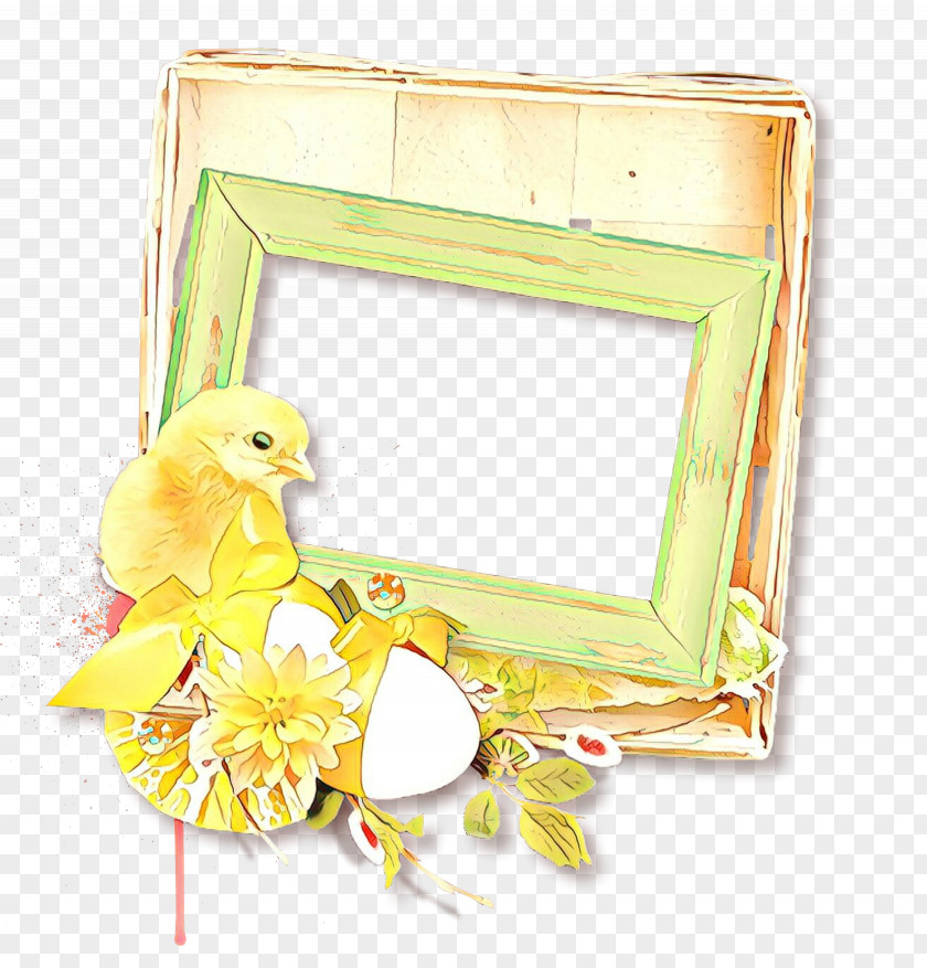 Rectangle Bird Picture Frame PNG