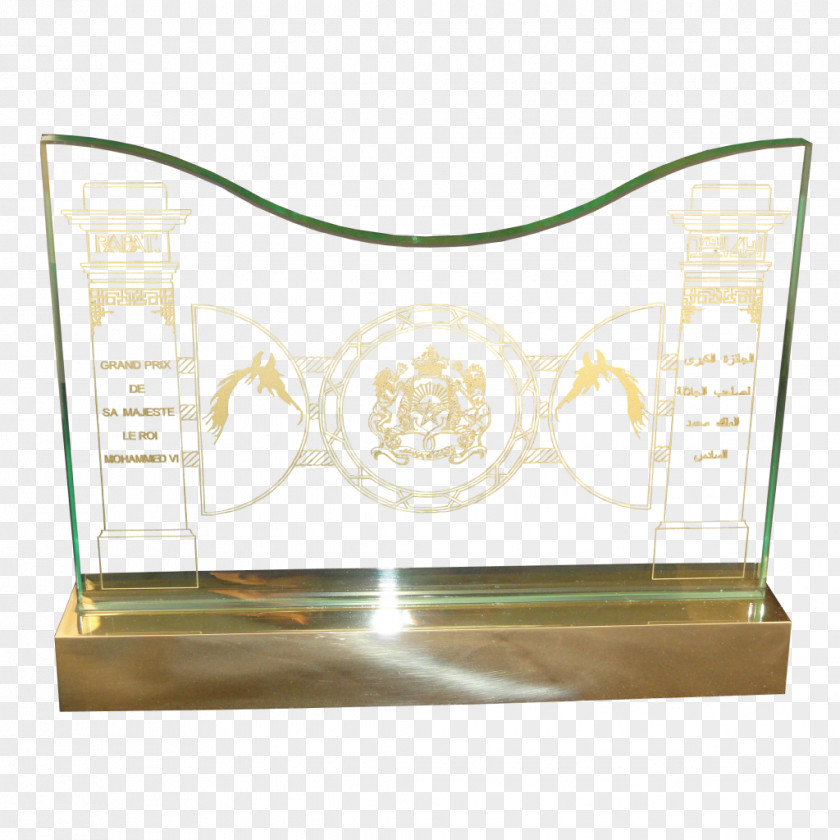 Trophy King Of Morocco Glass Bronze PNG