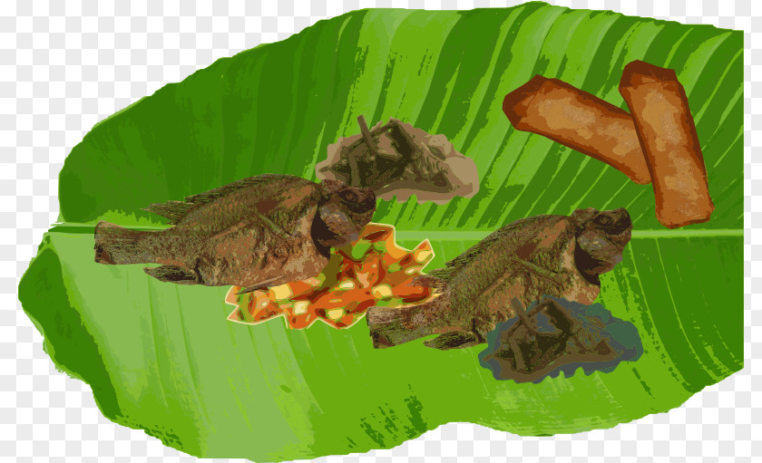 Boodle Fight Filipino Cuisine Food Banana Leaf PNG