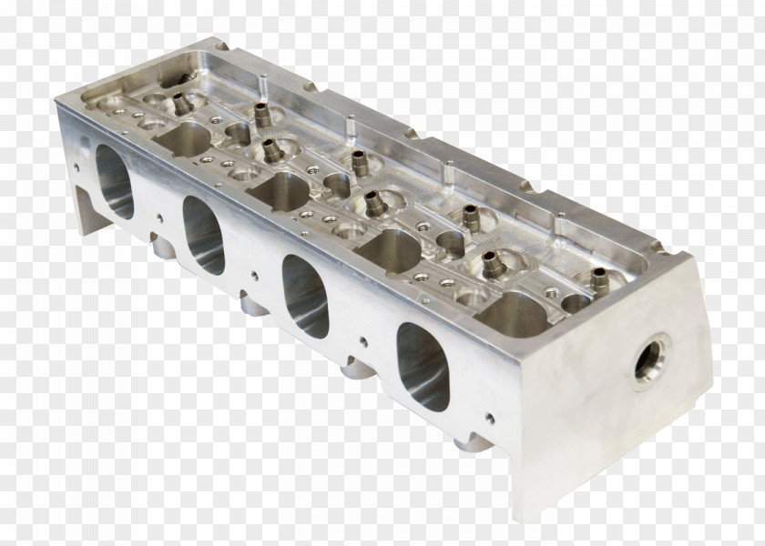 Oliver Springs Cylinder Head Semi-finished Casting Products Aluminium Chrome Plating LS Based GM Small-block Engine PNG