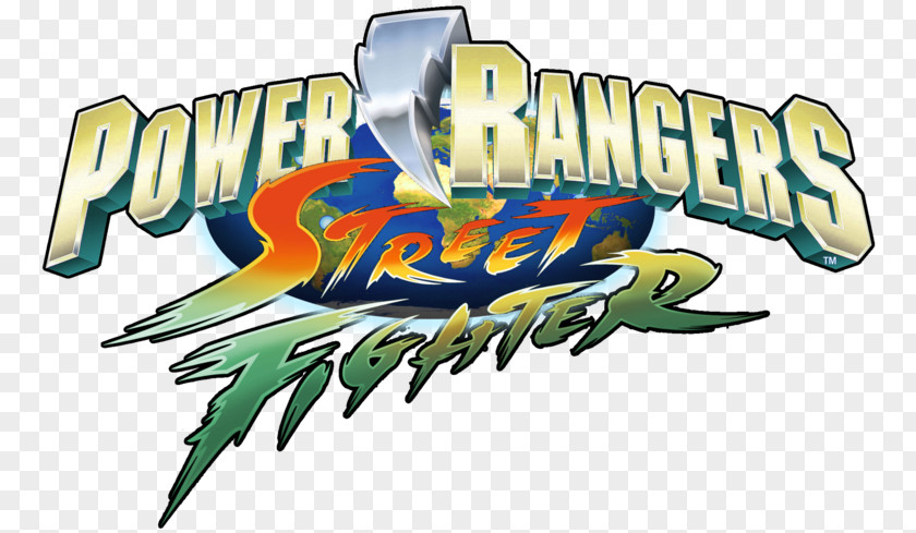 Power Rangers Lost Galaxy Street Fighter Collection V Logo PNG