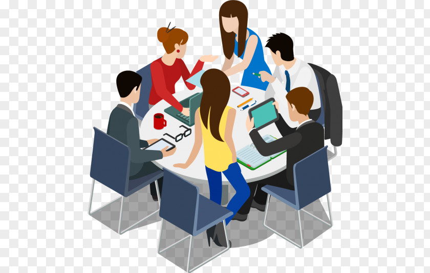 Business Teamwork Vector Graphics Brainstorming PNG