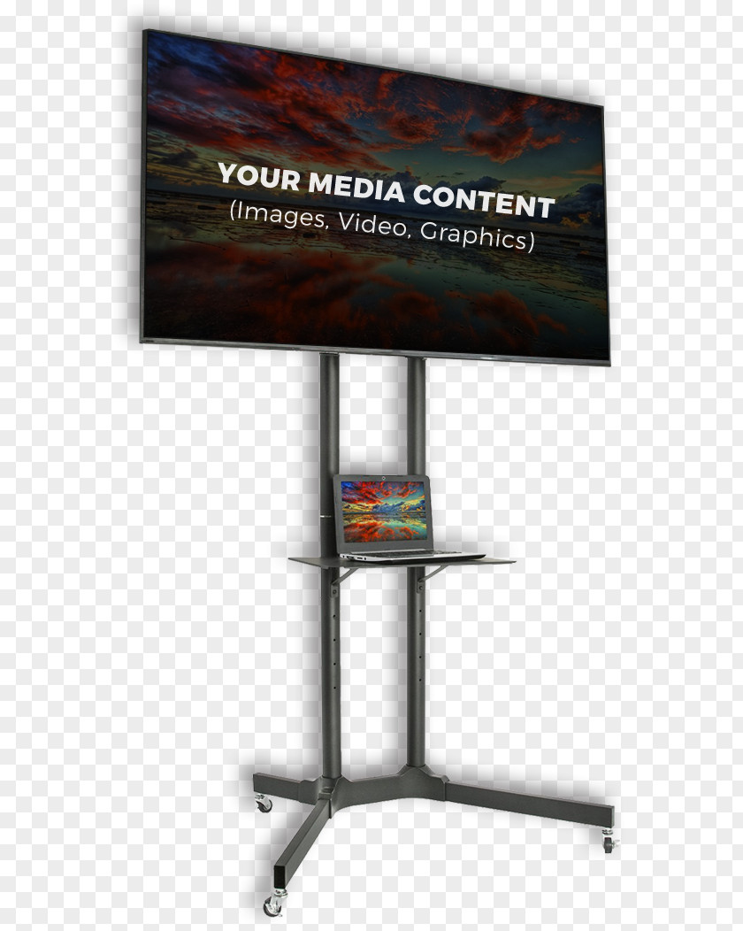 Exhibtion Stand Display Device Flat Panel LED-backlit LCD Television Computer Monitors PNG
