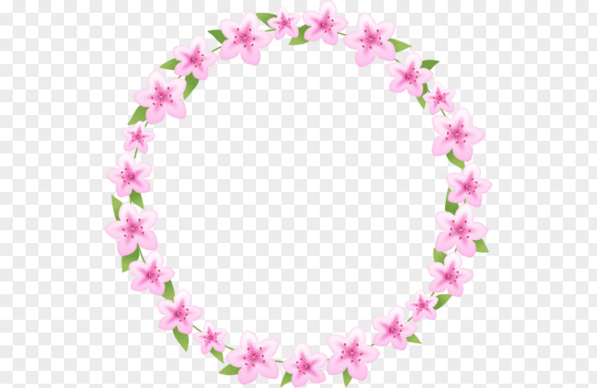 Floral Design Body Jewellery Pink M PNG