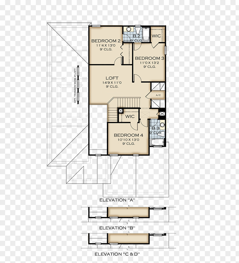 House 3D Floor Plan Park Square Enterprises, LLC PNG