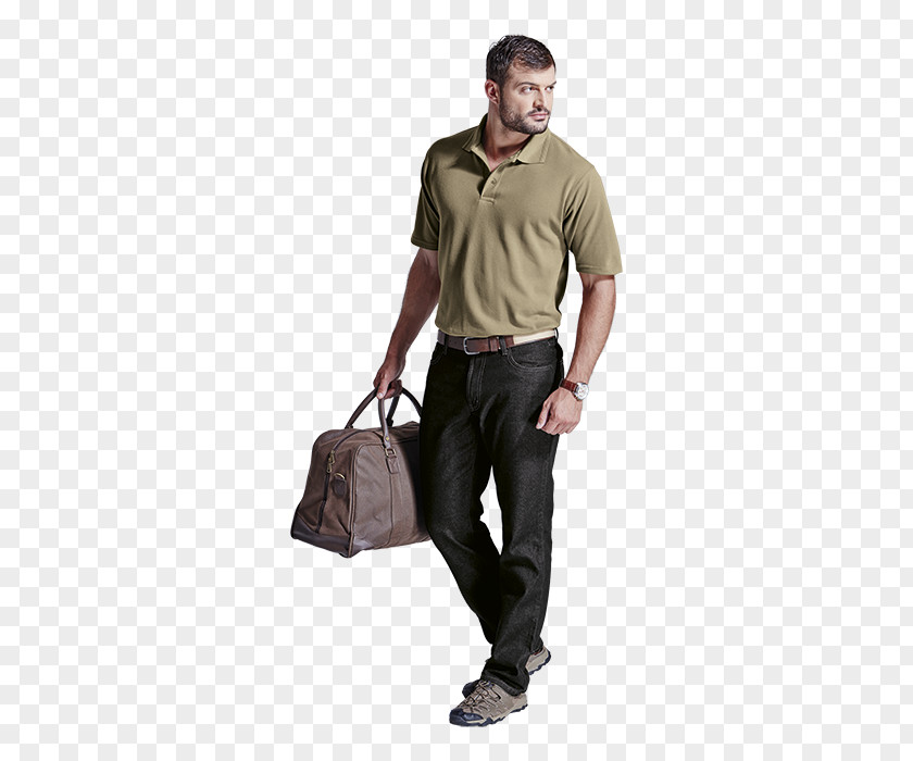 Polo Shirt Piqué Sleeve Handbag PNG
