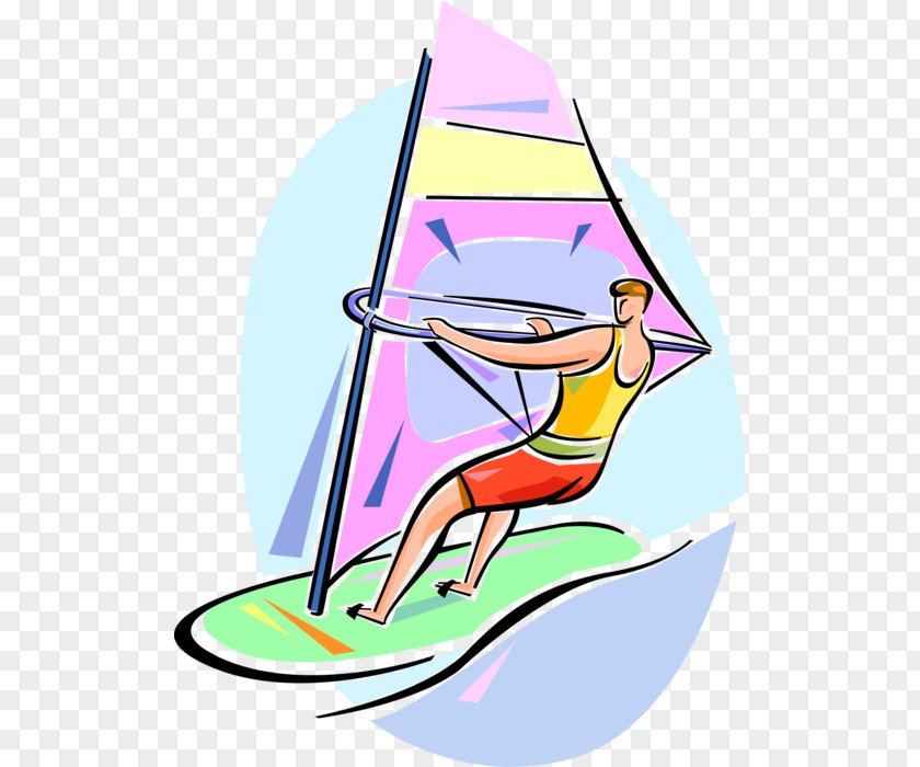 Sail Water Sport Cartoon PNG