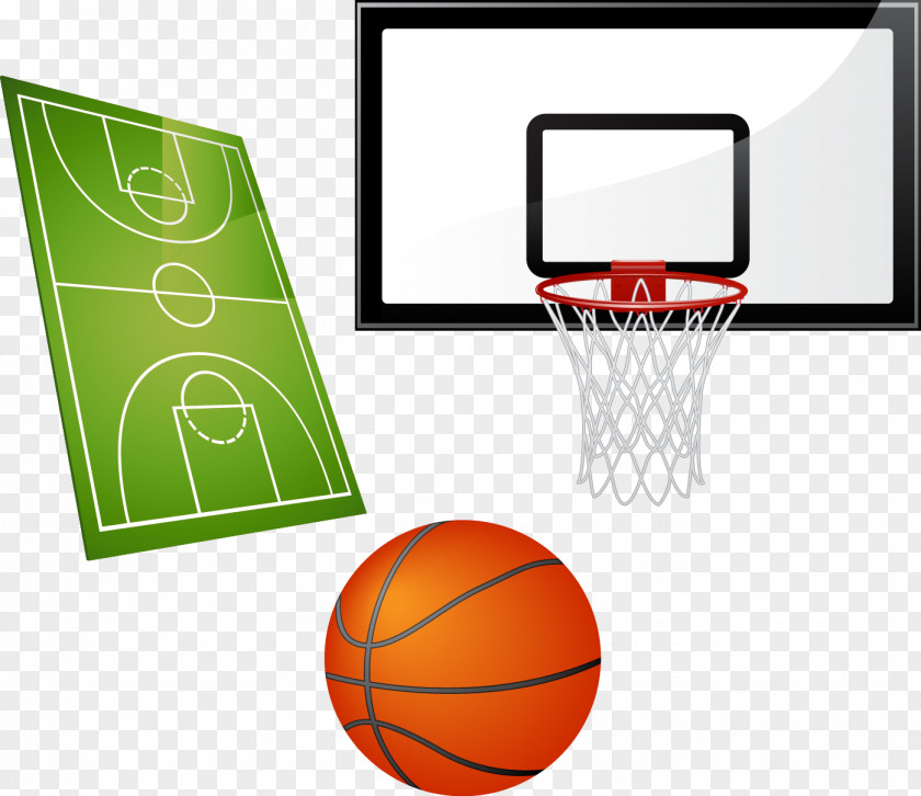 Basketball Court Sports Equipment PNG