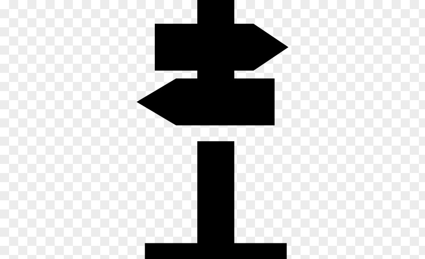 Black And White Cross Symbol PNG