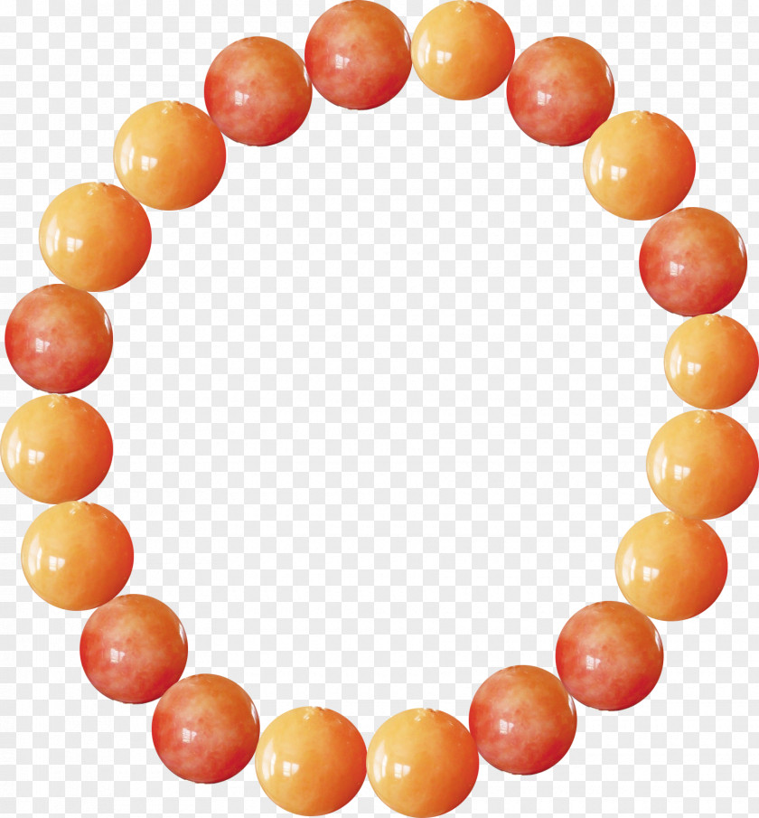 Orange Beads Bead Royalty-free Clip Art PNG