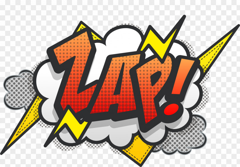 Orange Minimalist Zap Clip Art PNG