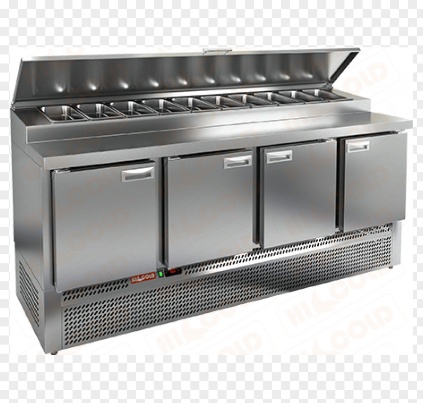 Table Pizza Restaurant HICOLD Stainless Steel PNG