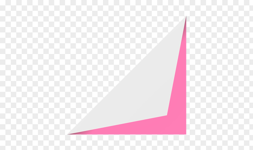 Triangle Paper Art PNG
