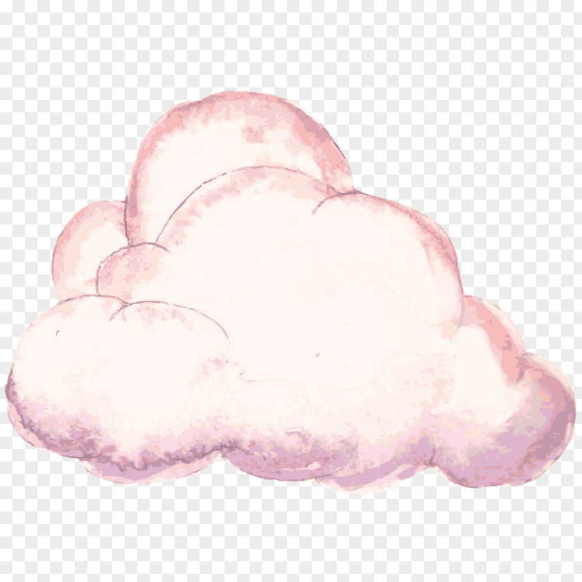 Watercolor Cartoon Clouds Cloud Iridescence Painting Computer File PNG