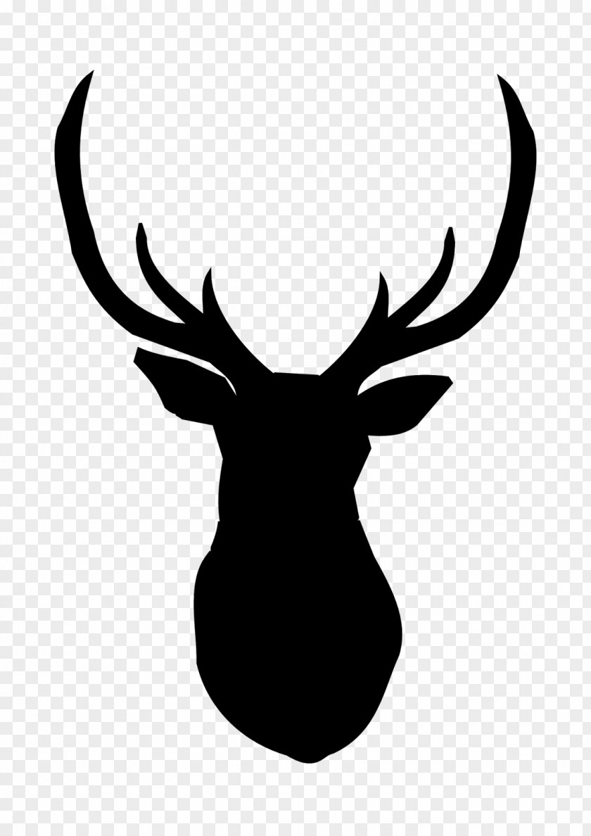 Deer Reindeer Monochrome Photography Antler PNG