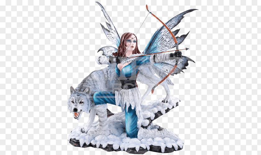 Fairy Figurine Archery Dog Statue PNG
