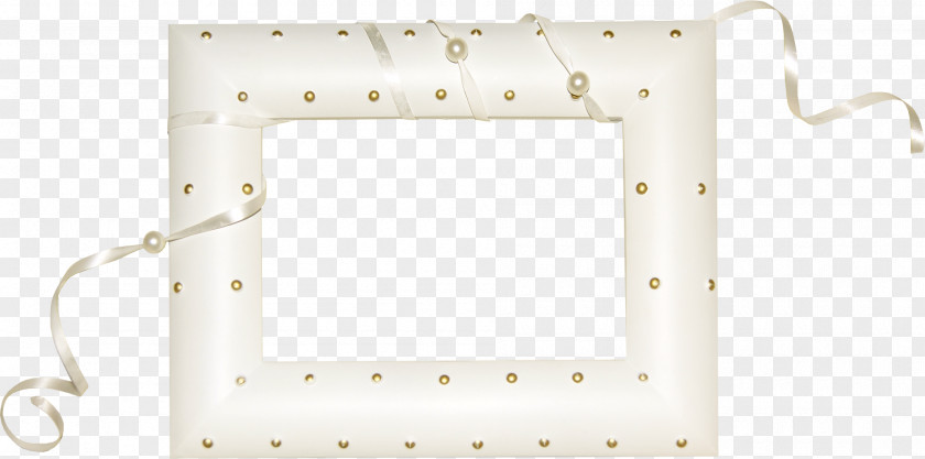 Ribbon Frame White Picture PNG