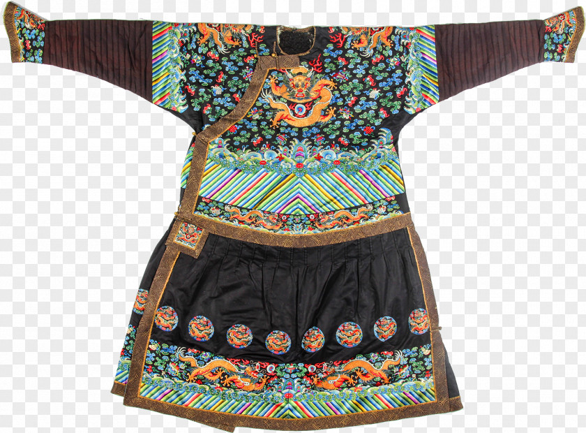 China Qing Dynasty Robe Material Culture PNG
