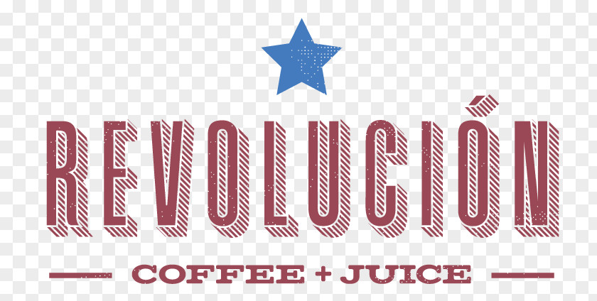 Coffee Logo Revolucion + Juice Brand Font PNG